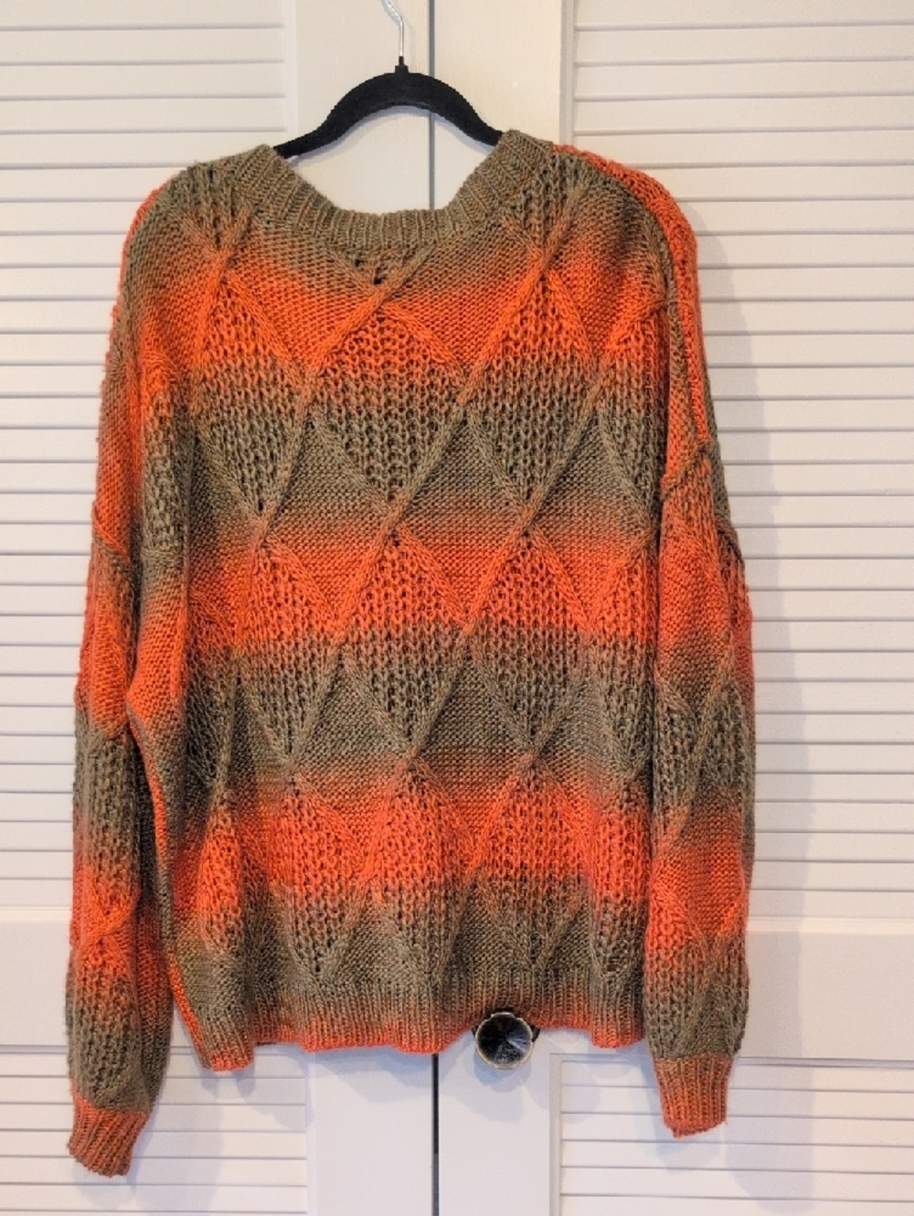 POL Oversized Striped Knit Sweater Size M - Picture 6 of 6